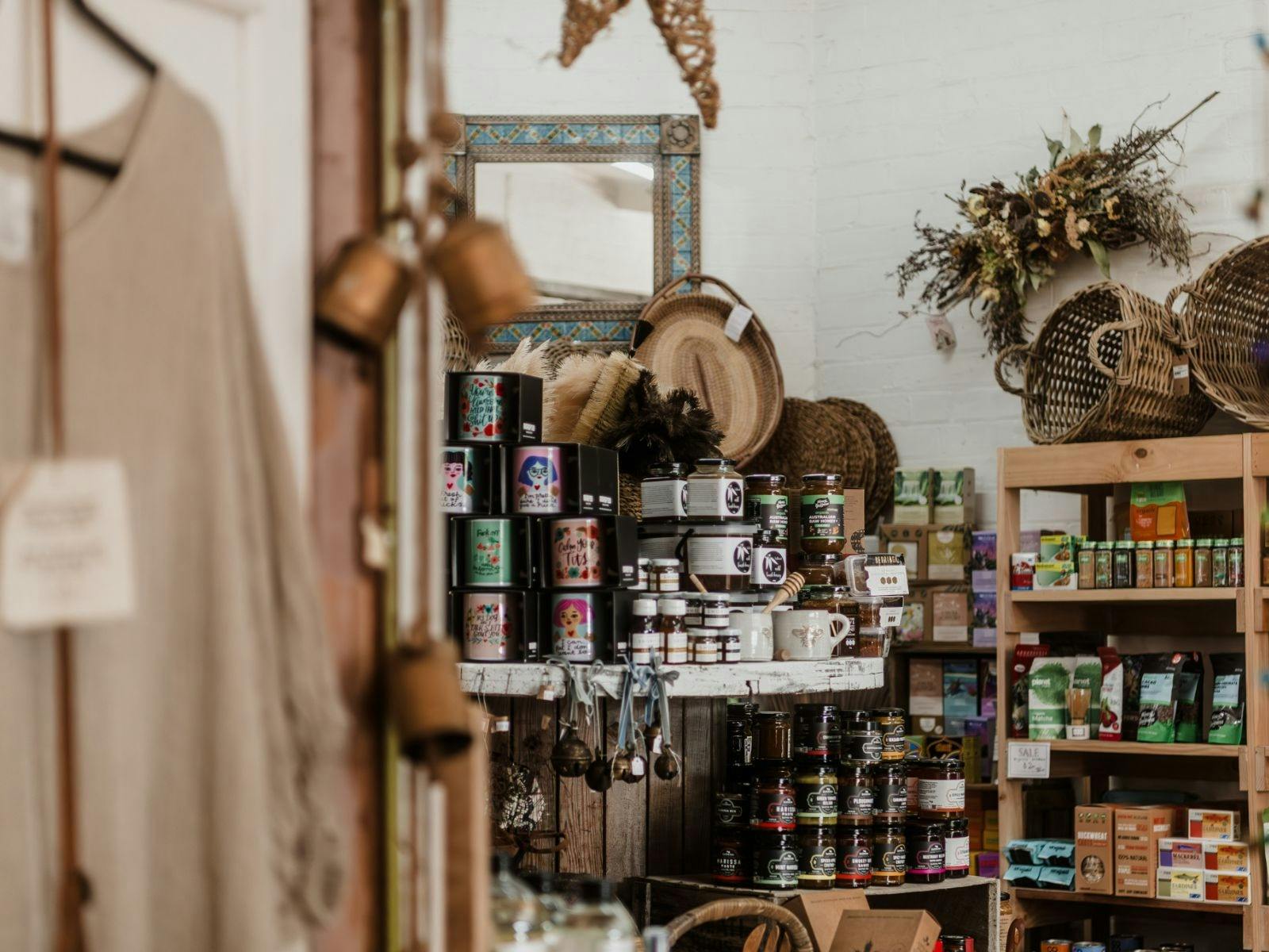 A peek inside the boutique of our local preserves and natural homewares