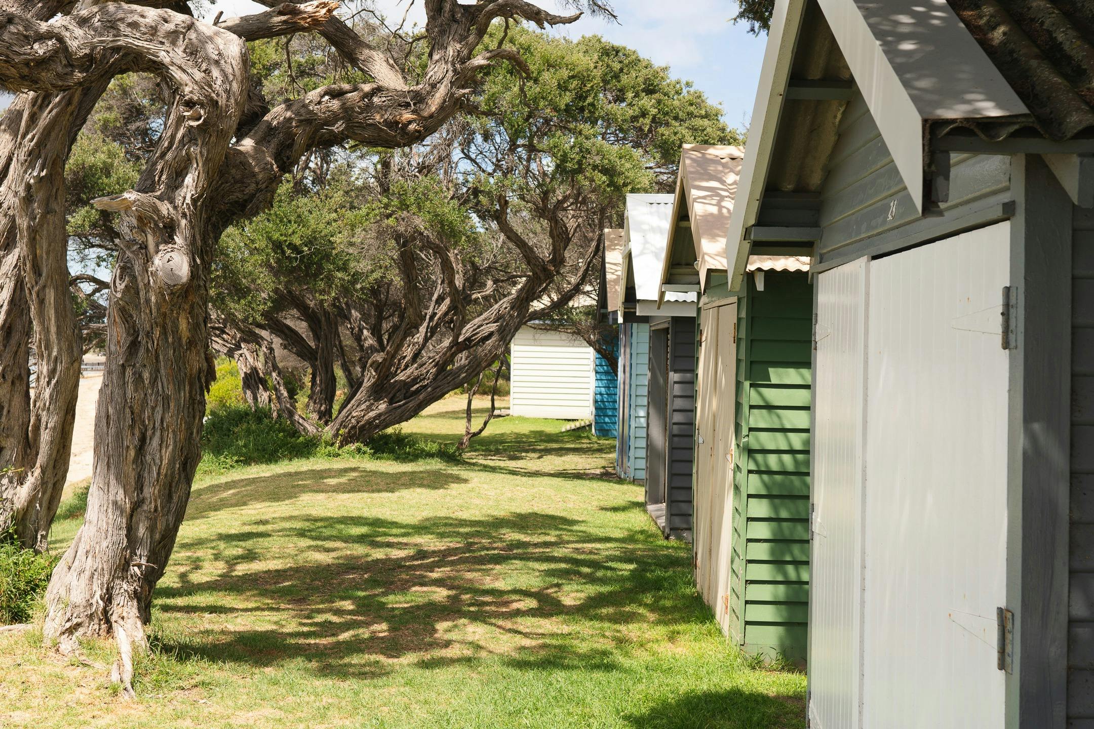Boxes at Blairgowrie Beach