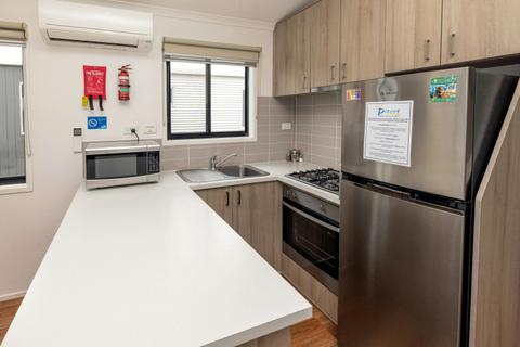 Ocean View Deluxe Cabin Kitchen