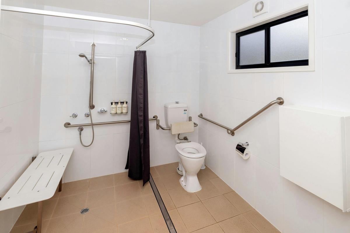 Accessible Deluxe Cabin Accessible Bathroom