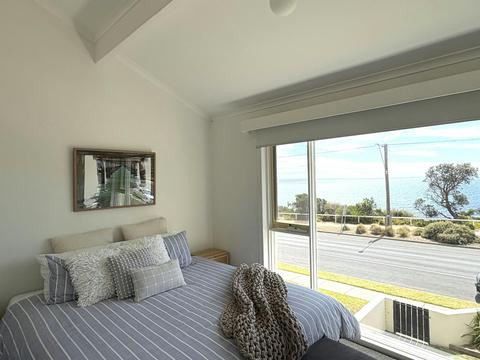 Enjoy stunning water views from the Master Bedroom