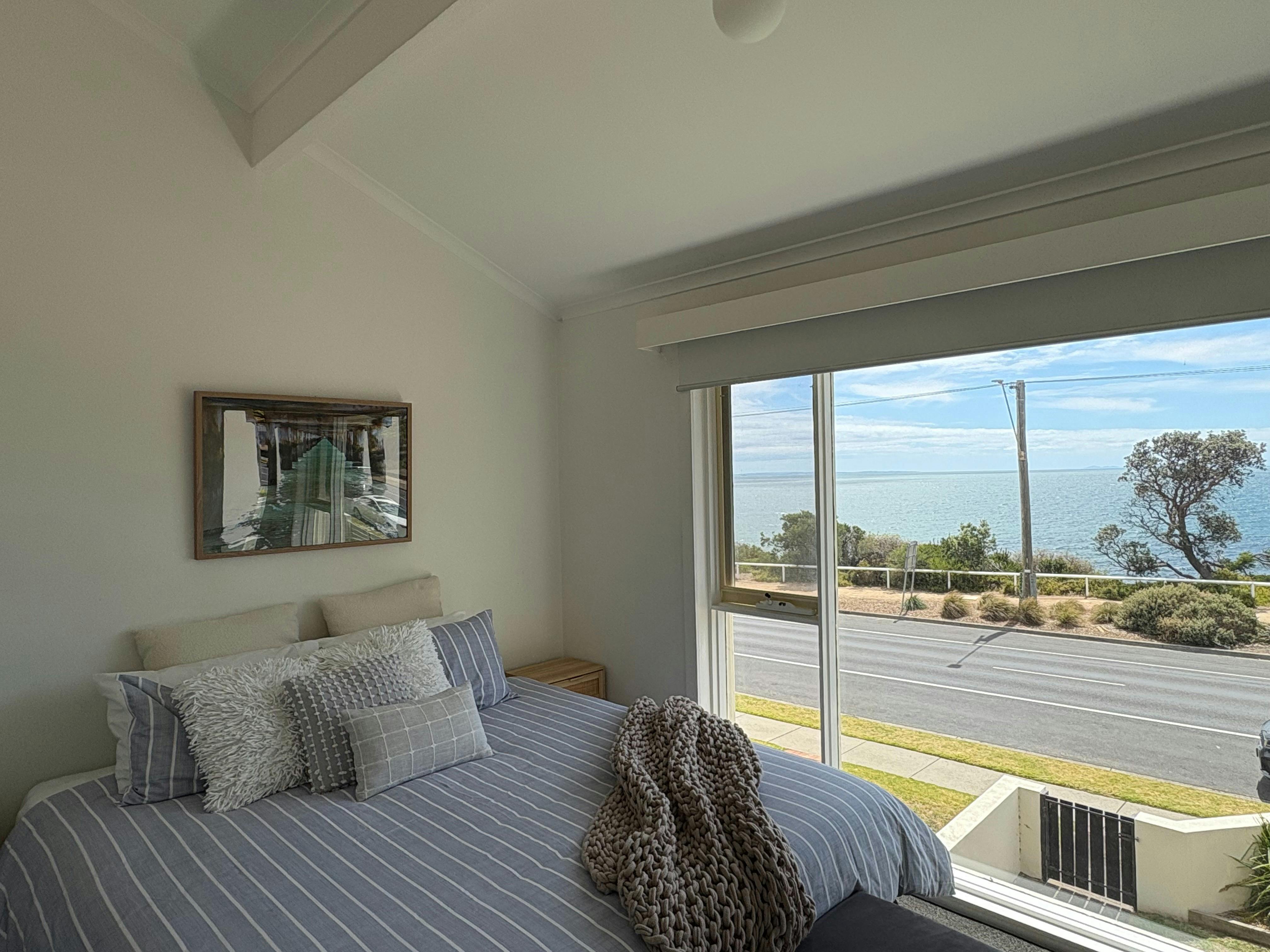 Relax as you enjoy un-interrupted views of the bay