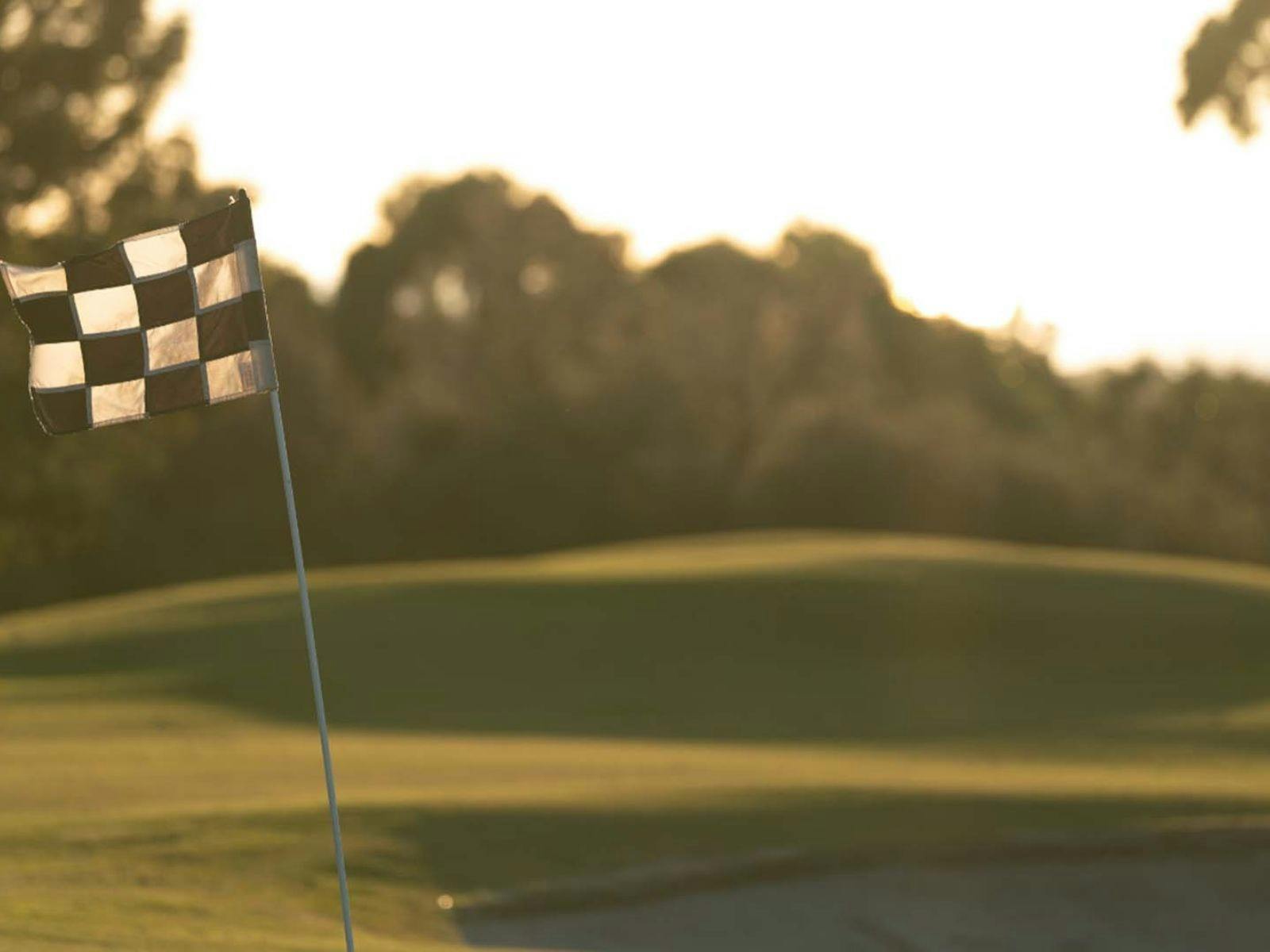 Bay Views Golf Course hole and flag