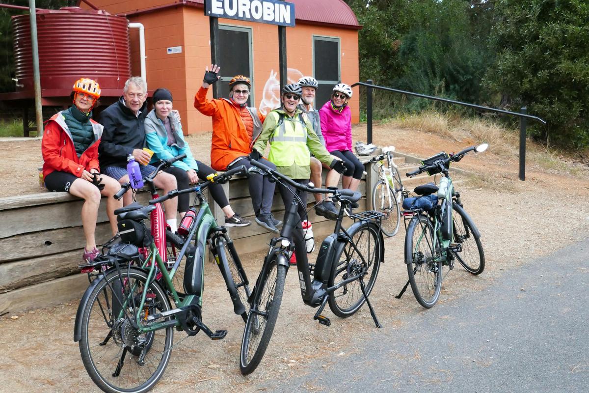 Station stop in the High Country Rail Trail