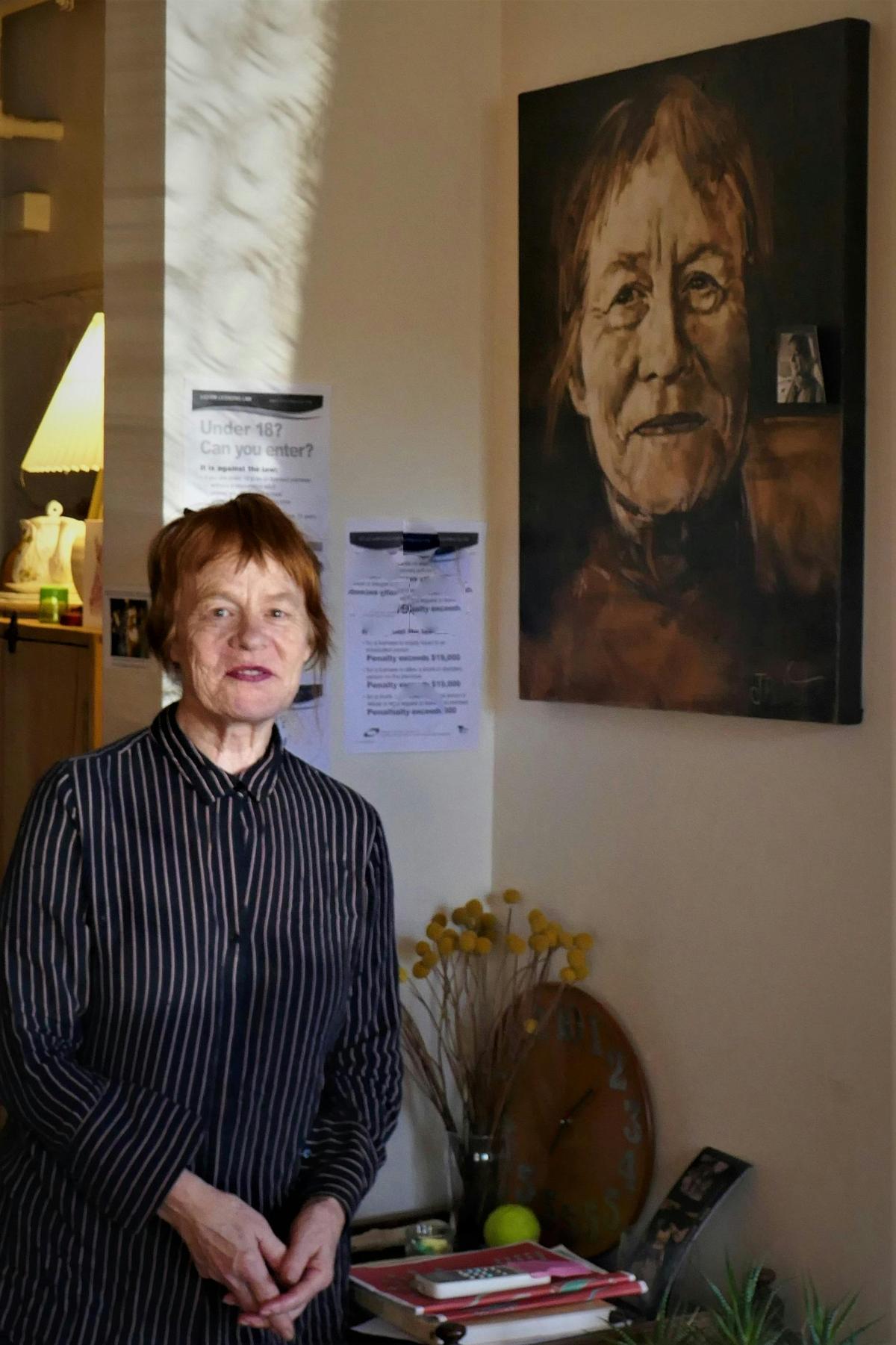 Our host at the Northern  Art Hotel Castlemaine