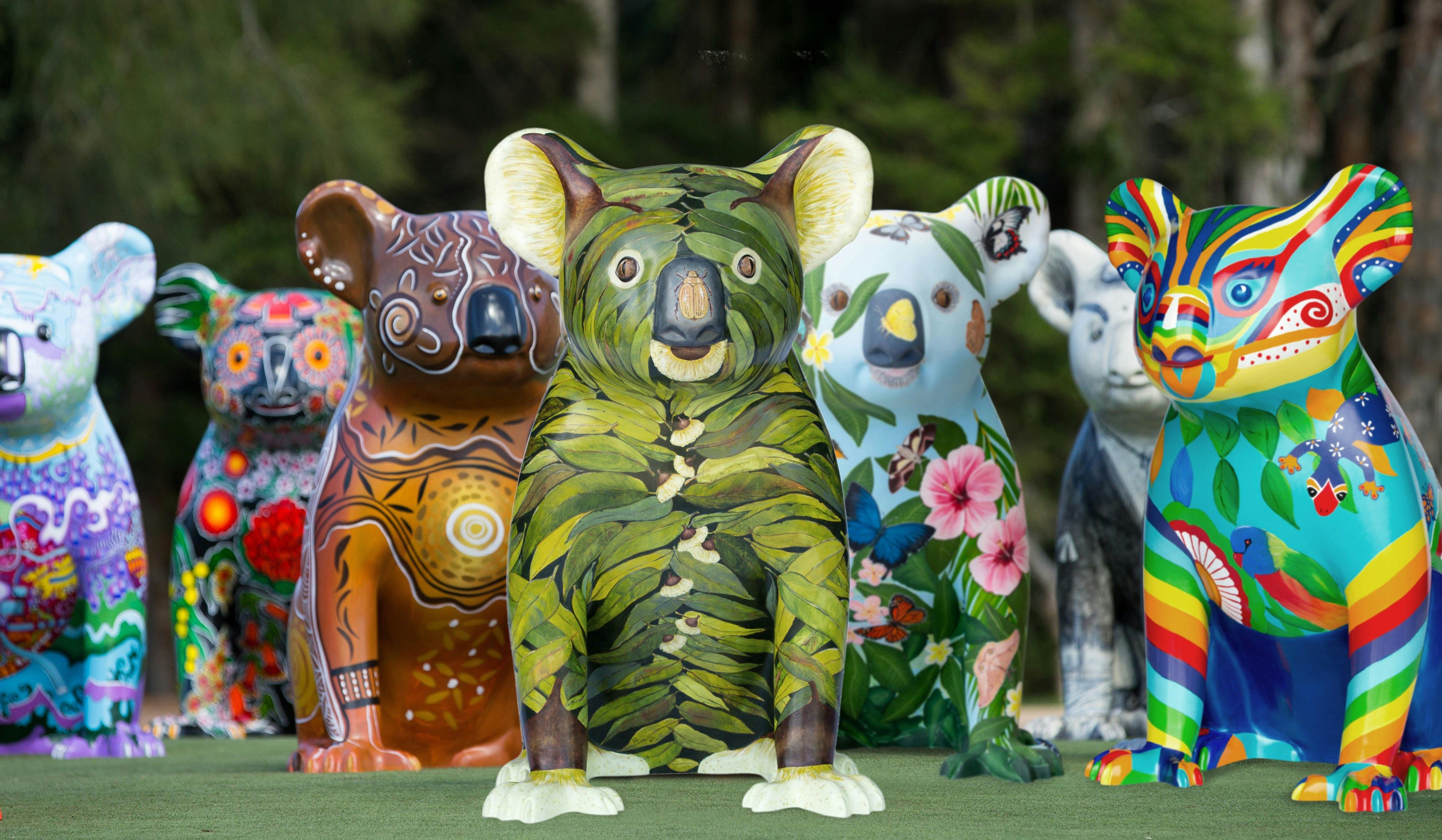 Hello Koalas Sculptures