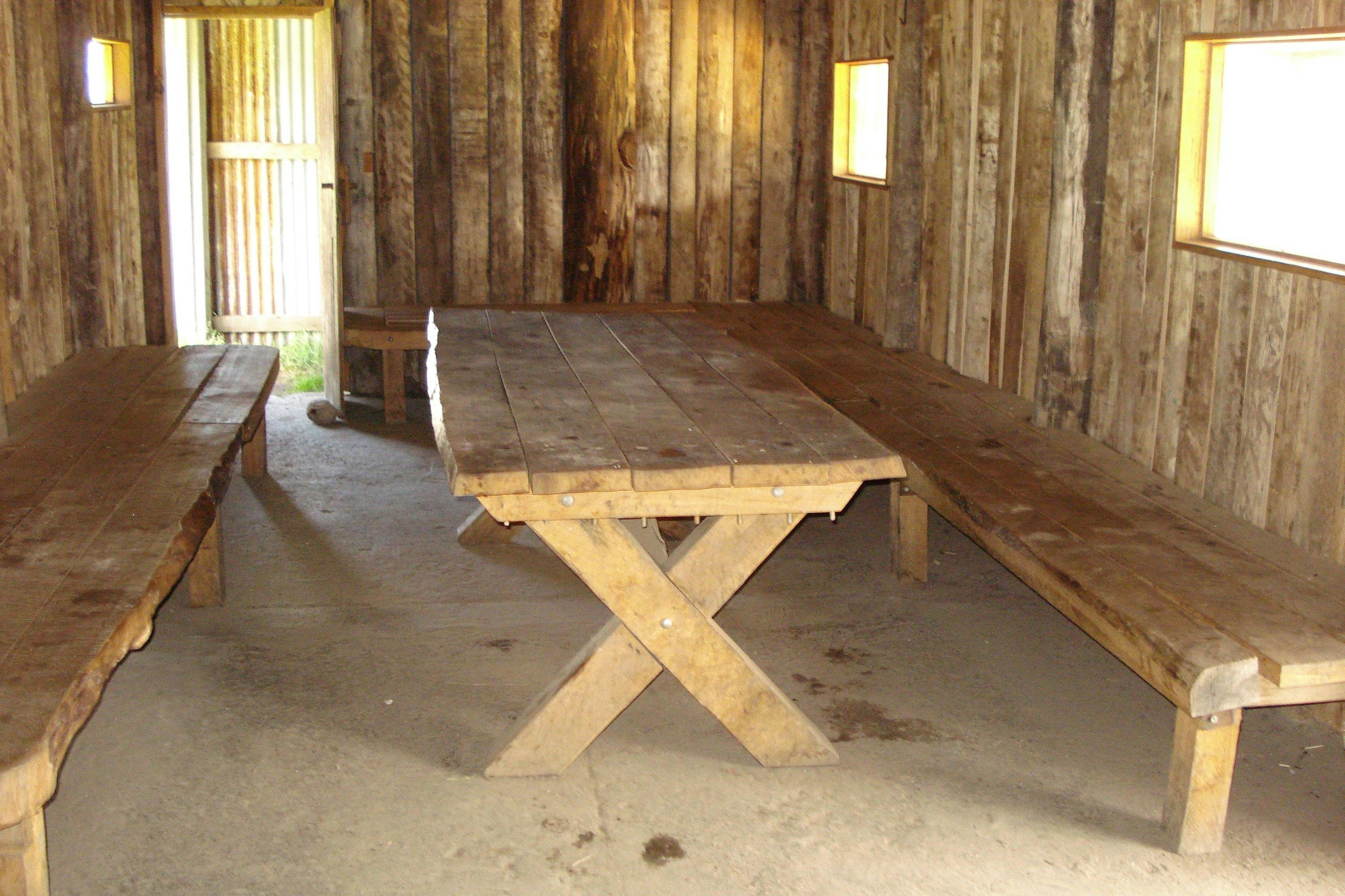 Bluff Hut interior