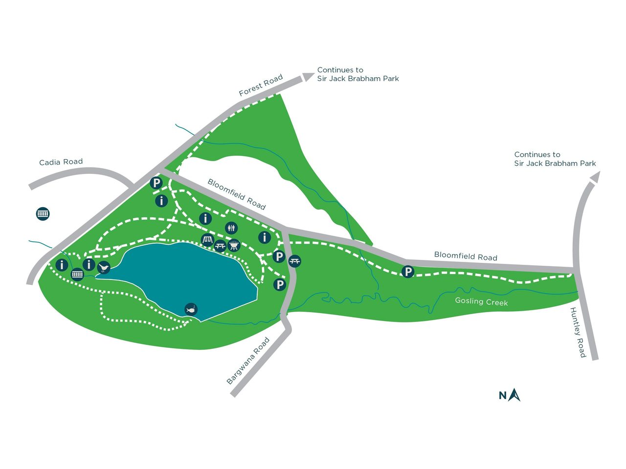 Gosling Creek Map
