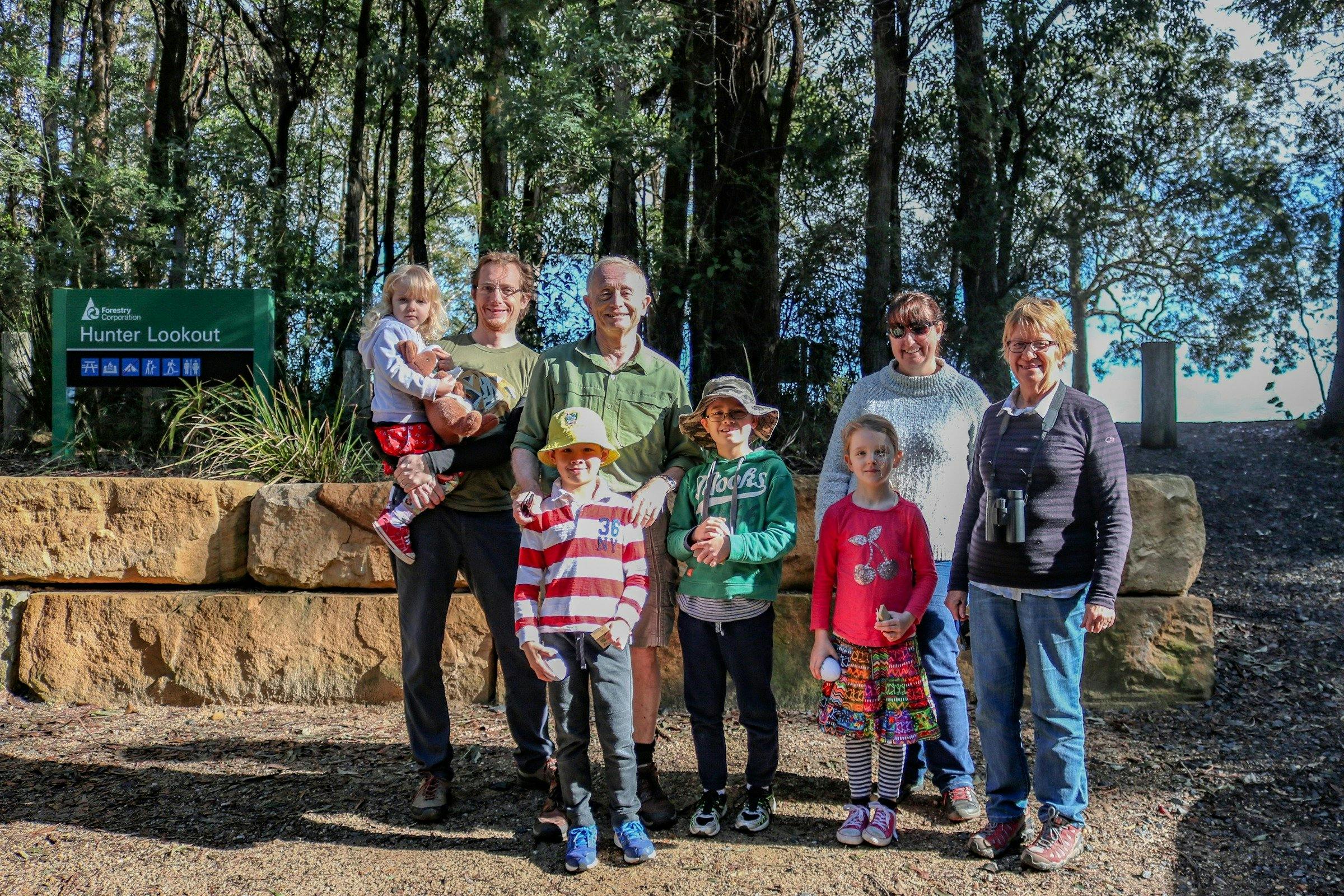 Families enjoy picnicking at Hunter Lookout, Heaton State Forest
