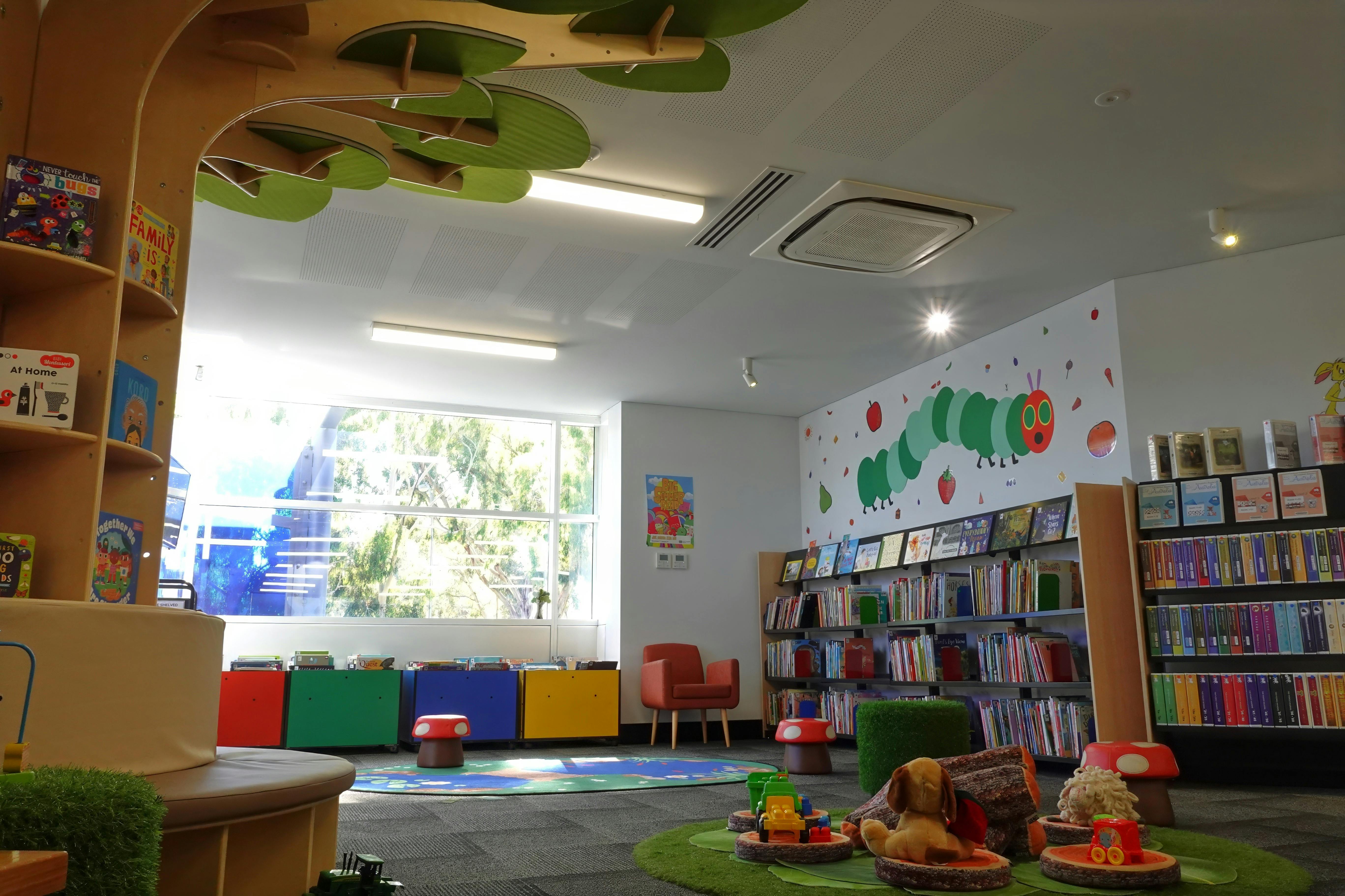 Early Years section at the Benalla Library