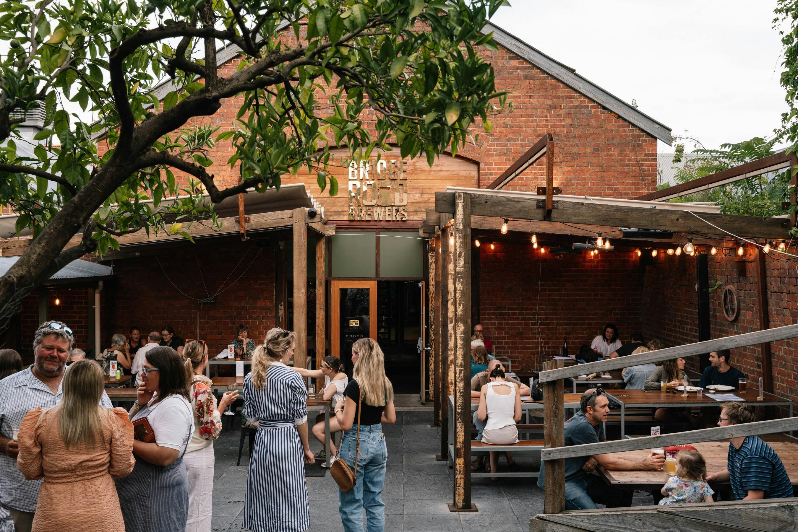 Beer Garden at Bridge Road Brewers