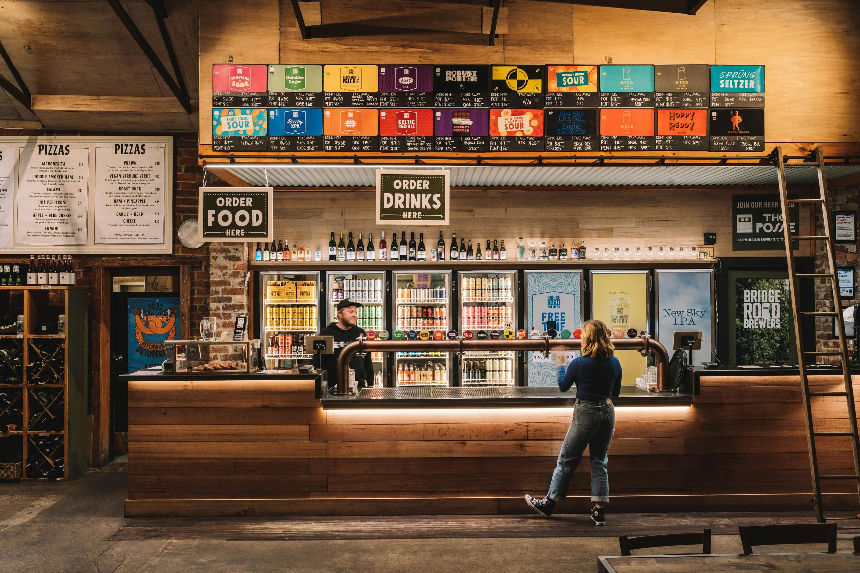 Bridge Road Brewers tap room