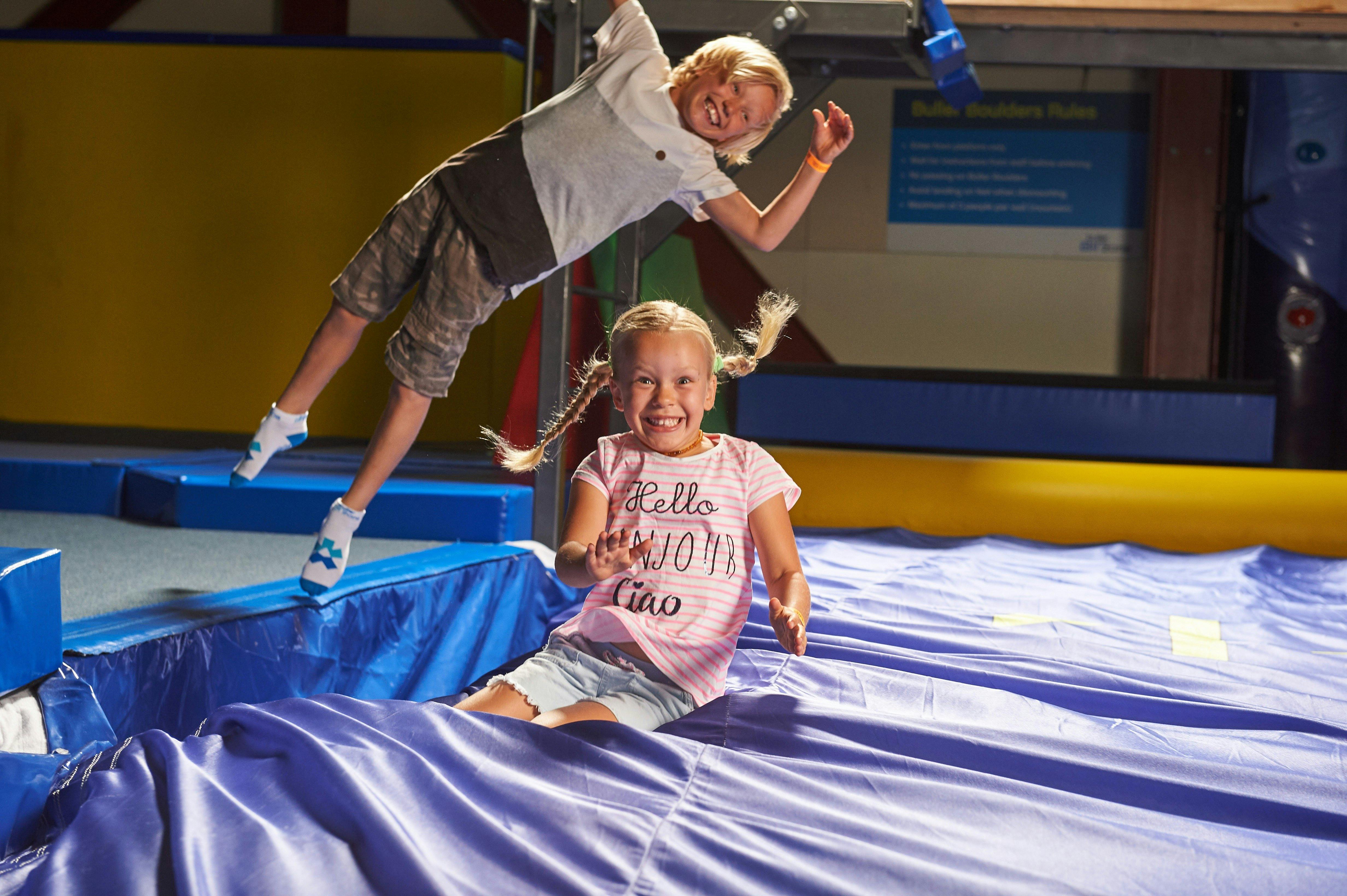 Jumping for joy at Buller Air Zone