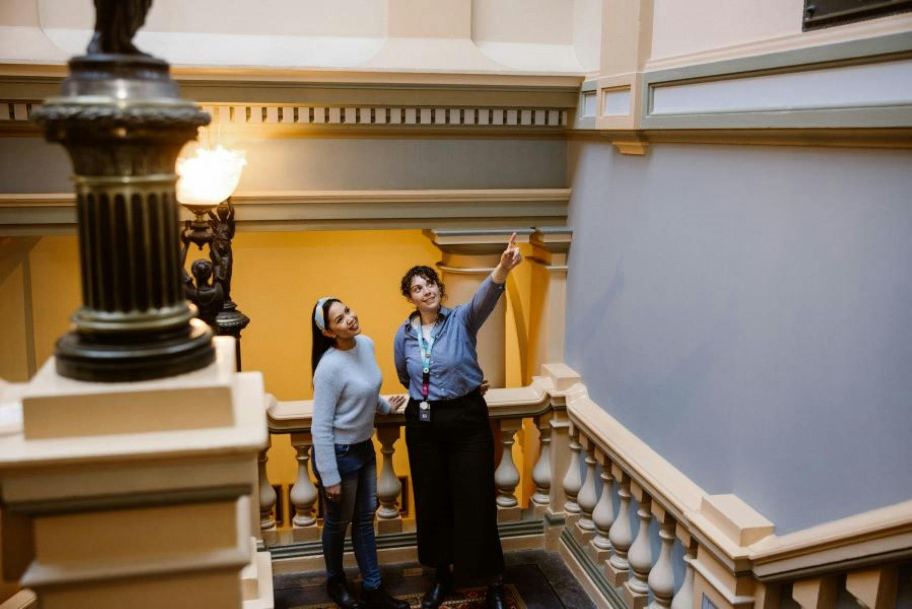 The Ballarat Town Hall staircase