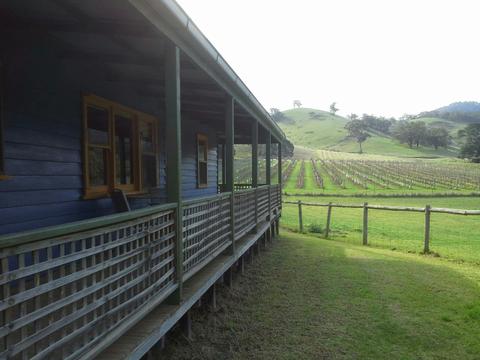 The deck of the Blue House