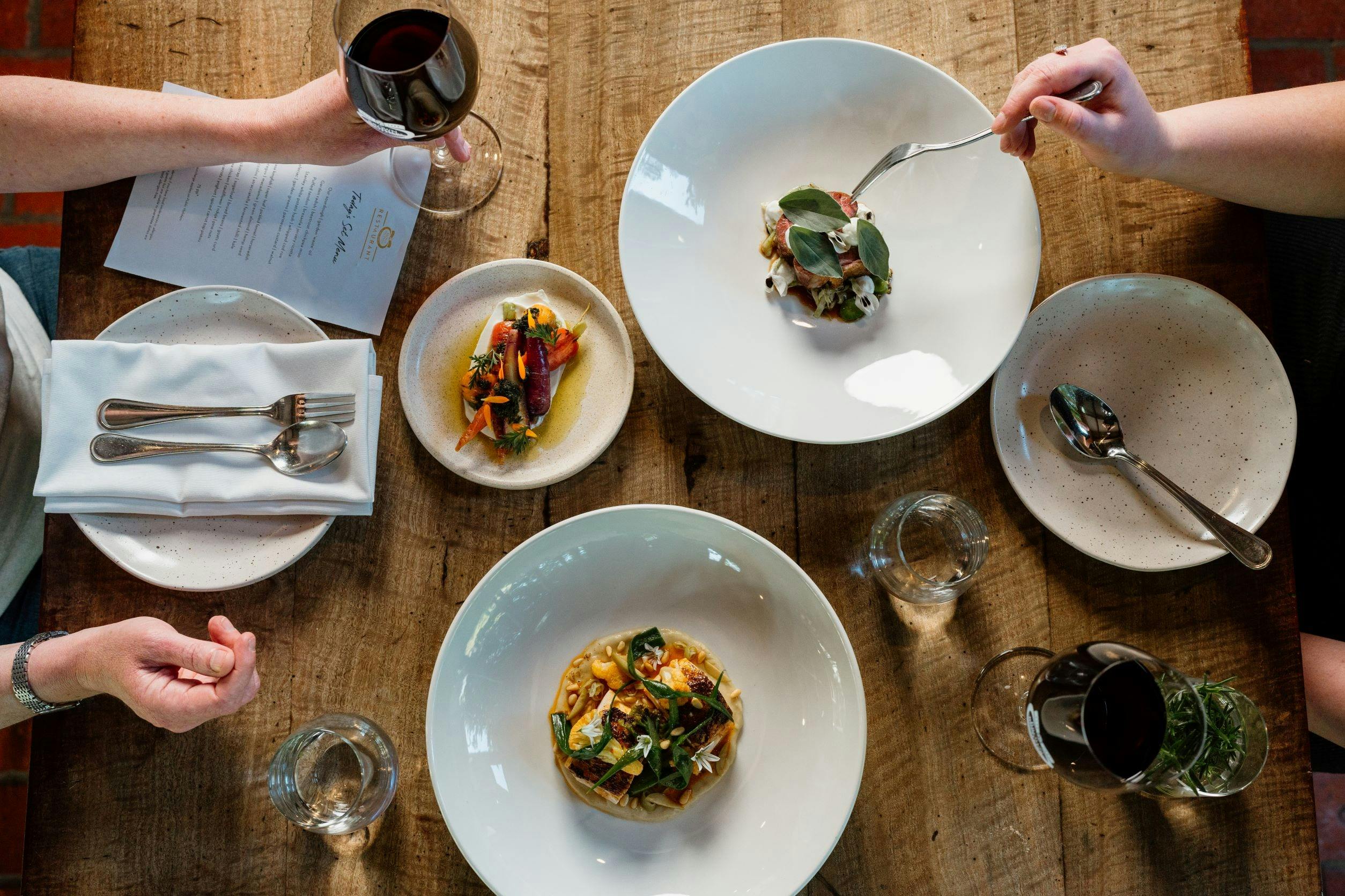 a meal from brown brothers restaurant