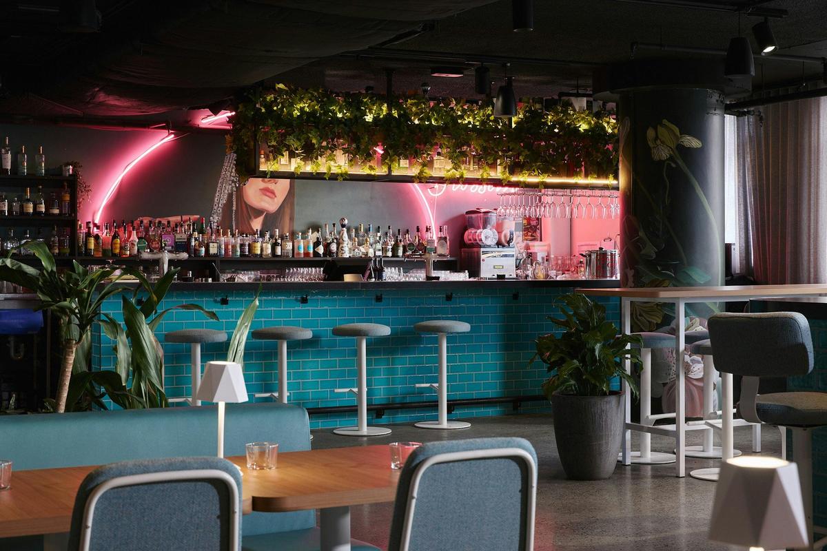Bar Area at Blossom Rooftop