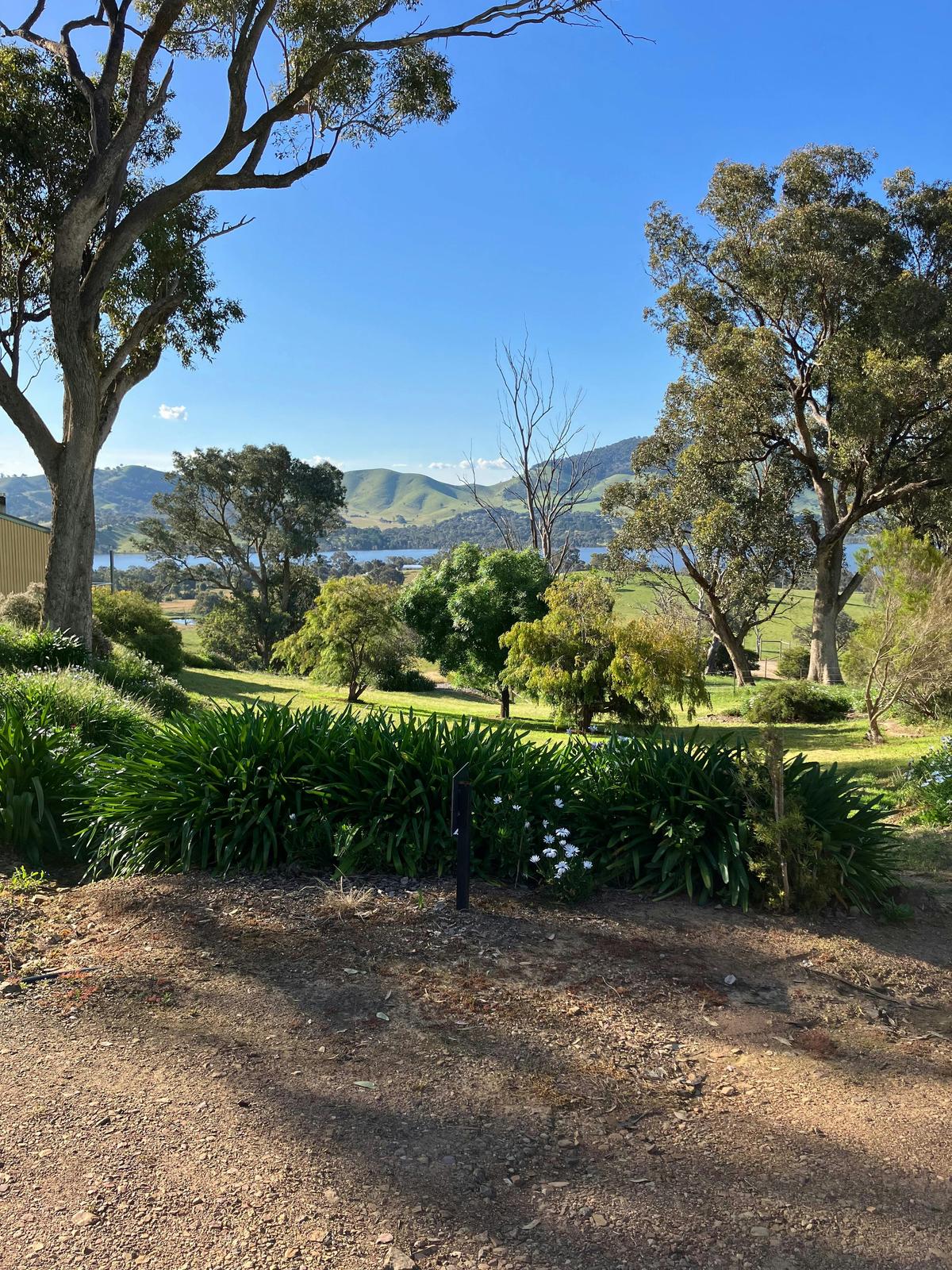 Lake views from property
