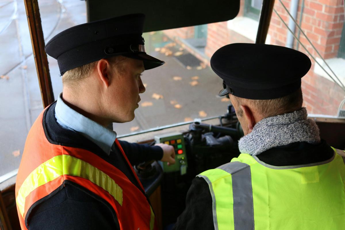 Driving a heritage tram