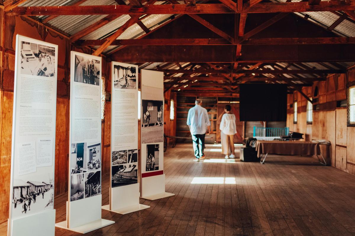Accomodation Huts at Bonegilla Migrant Experience