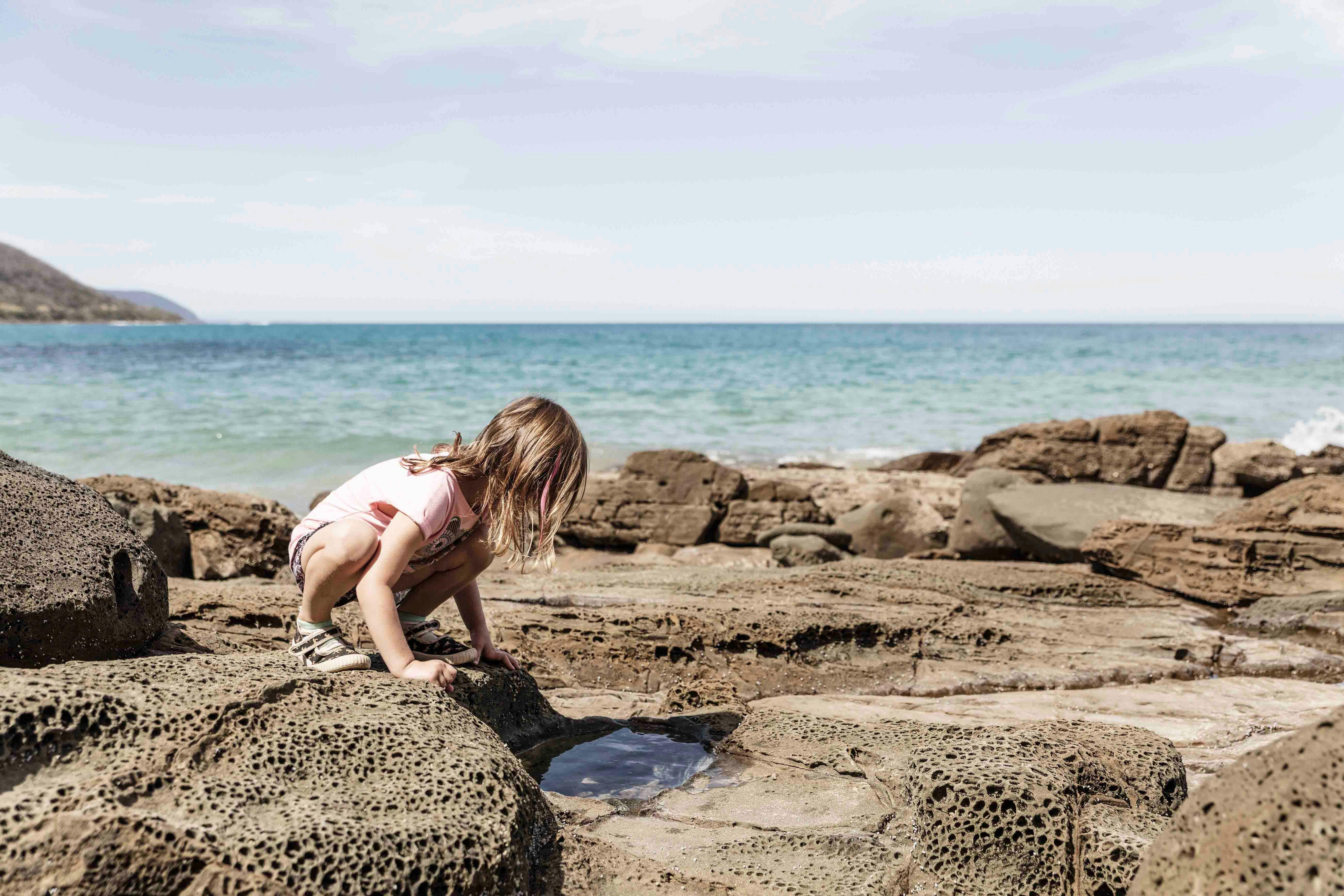Wye River Beach - rock pools