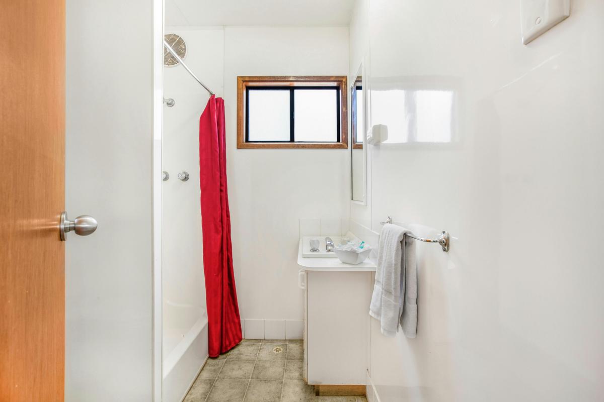 Bathroom in the Two-Bedroom Budget Cabin