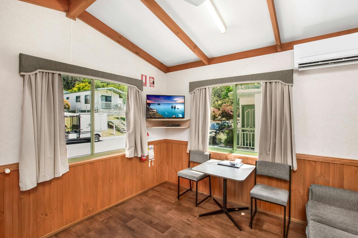 Dining area in the Superior Queen Cabin