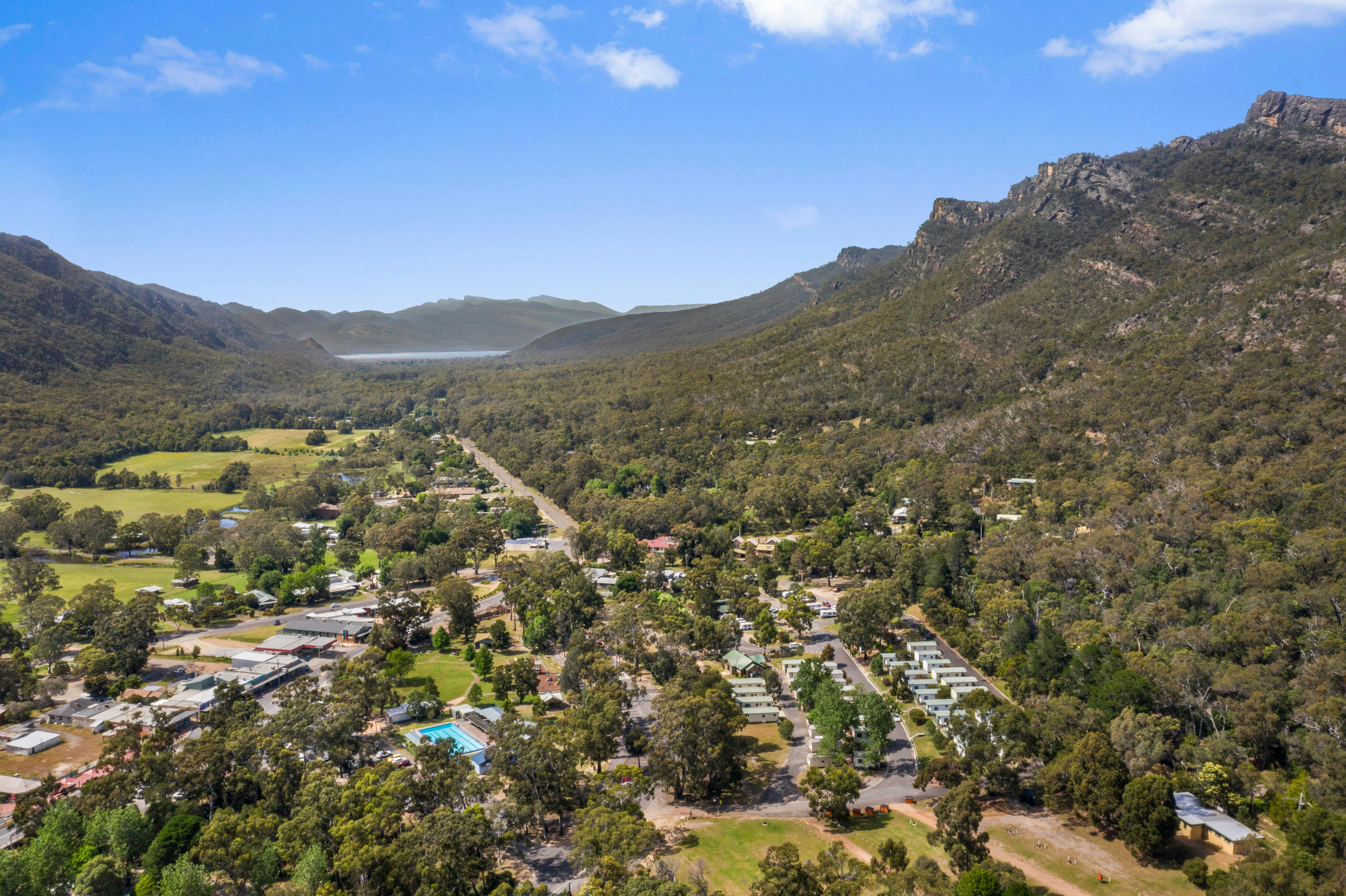 Overhead shot of Breeze Holiday Parks - Halls Gap