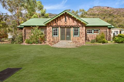 Exterior of the Log Cabin