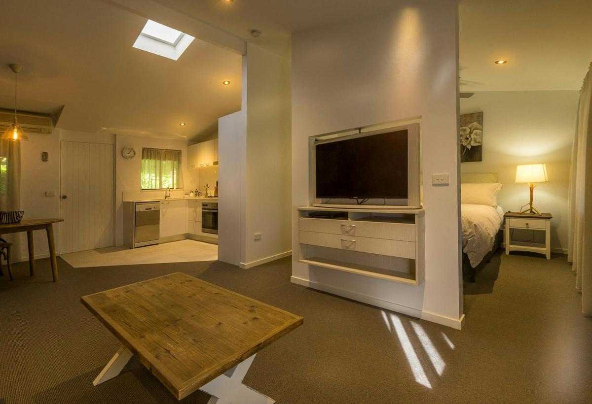 Open area leading to bedroom