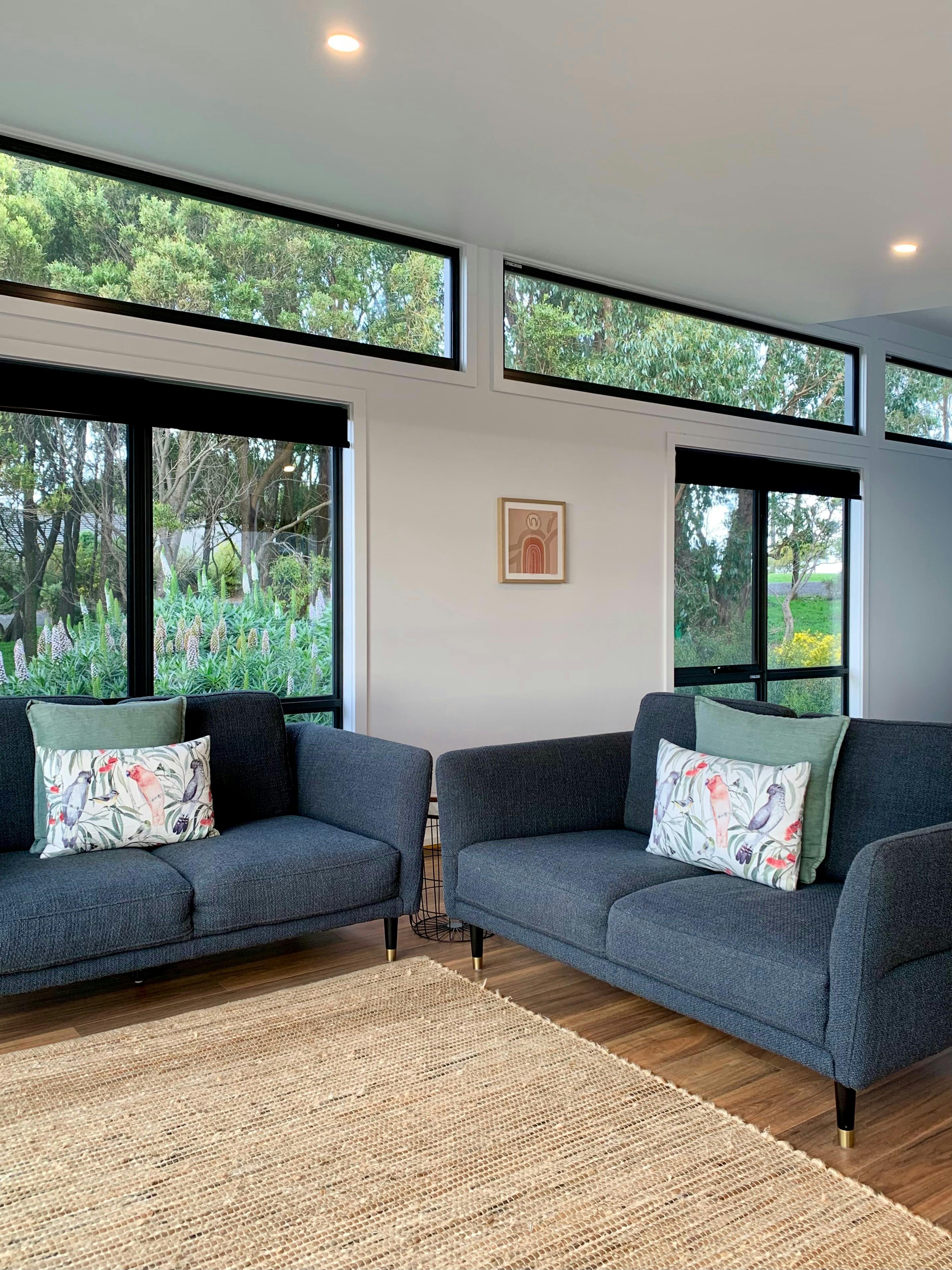 Open plan living room