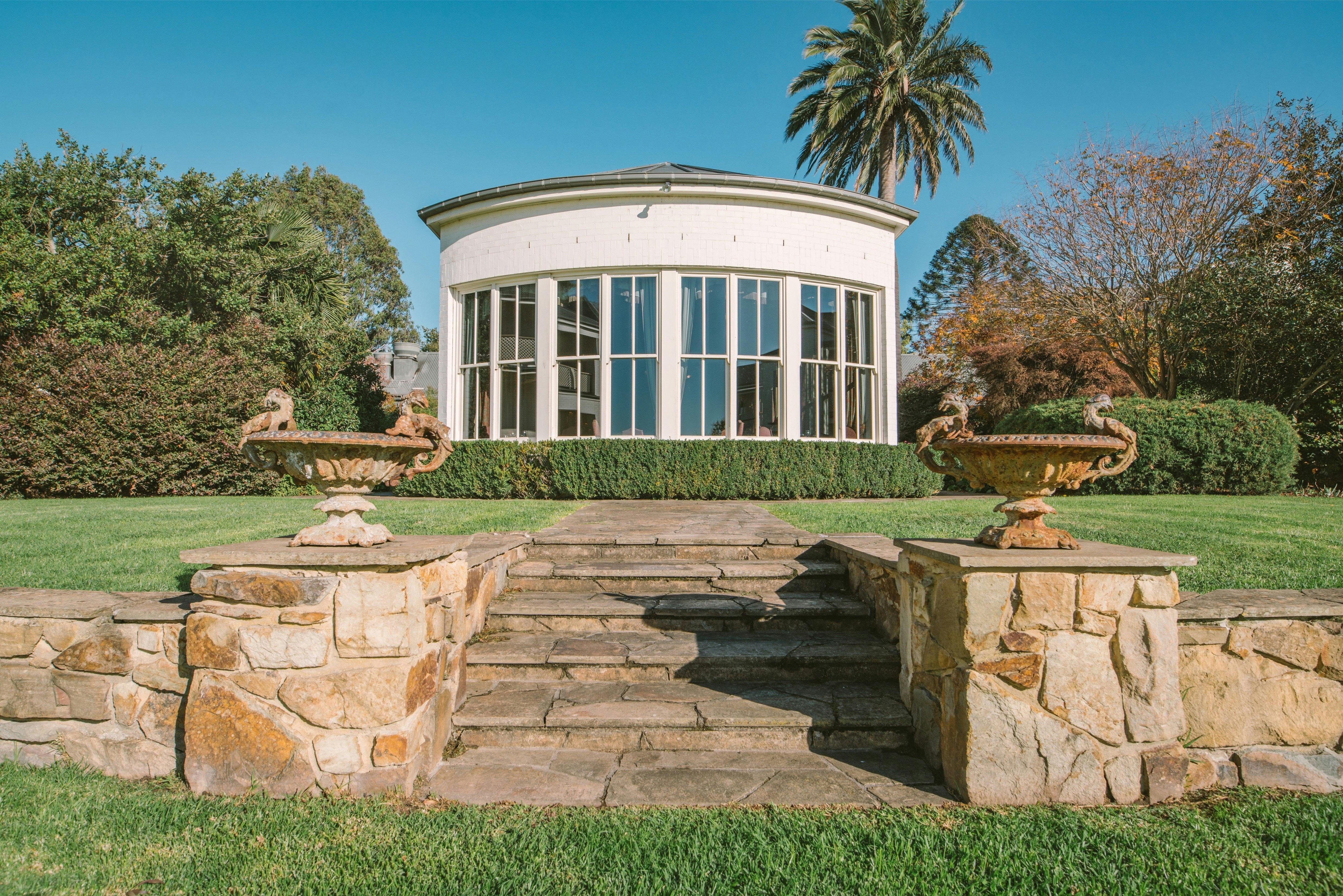Heritage Listed Garden at Chateau Yering Hotel