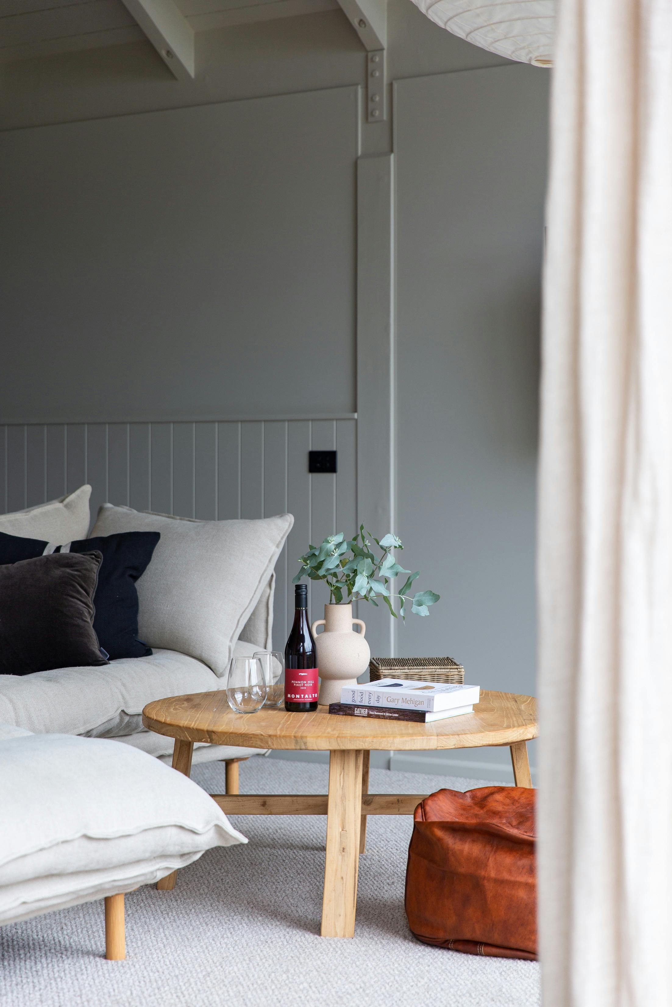 All villas have spacious open living areas that overlook the neighbouring vines.