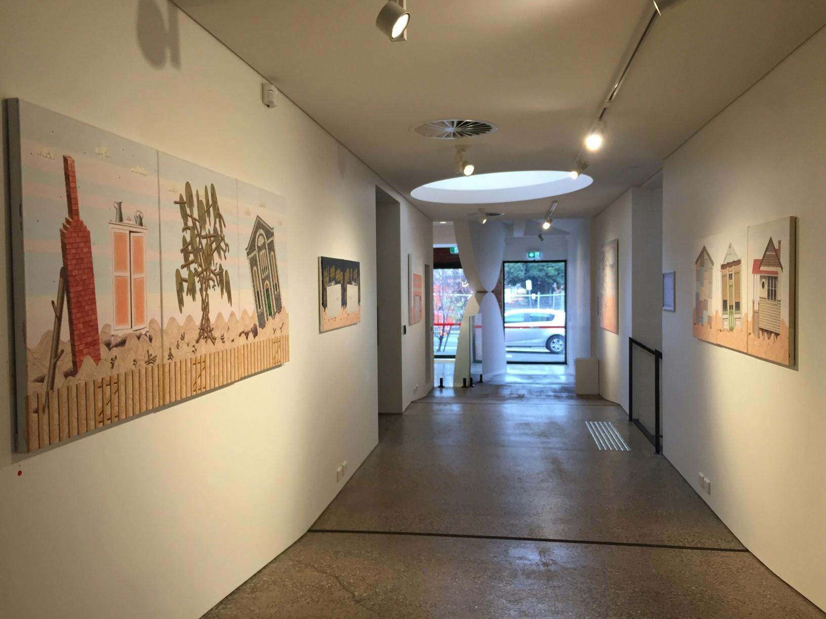 Gallery Interior - Ramp space