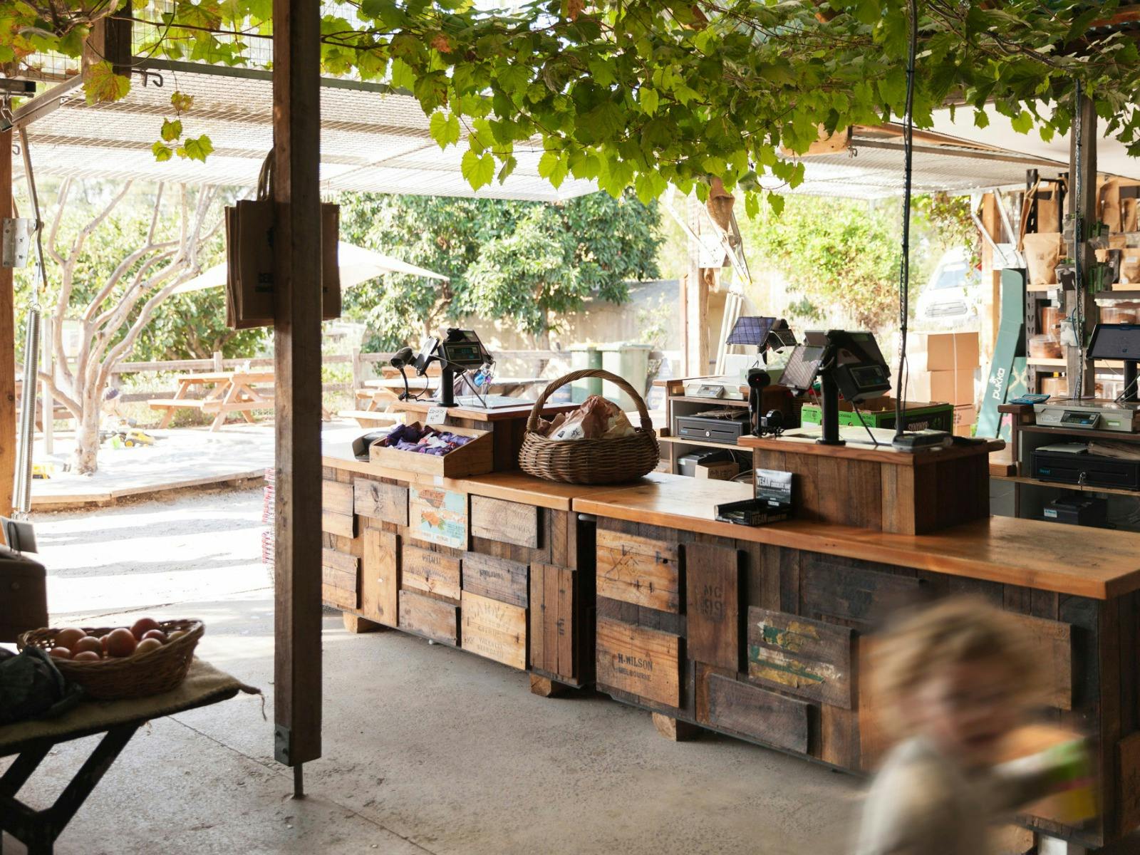 CERES organic Grocery and Cafe where you can grab some produce straight off the farm.