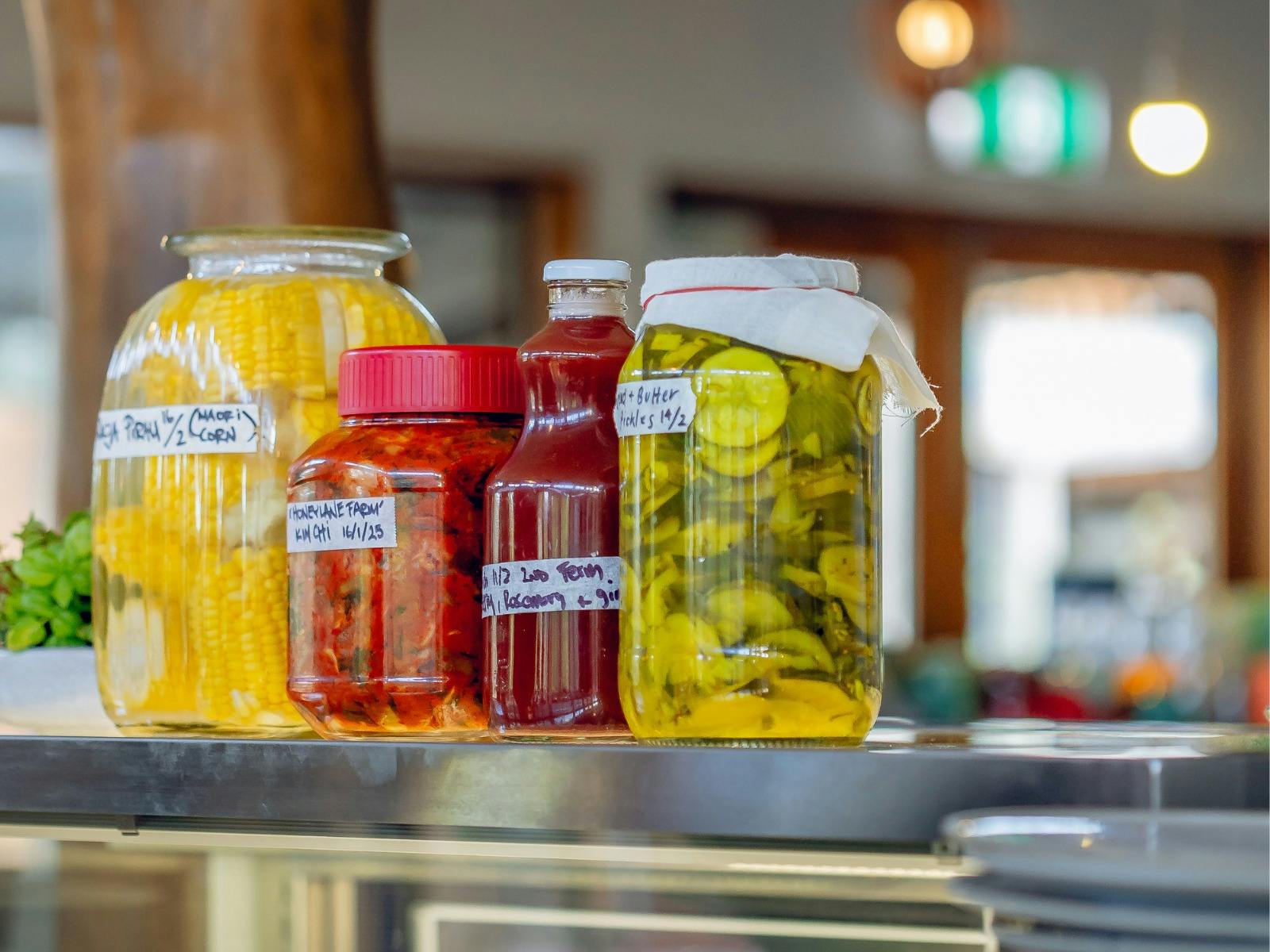 A zero-waste ethos means we pickle, preserve and get creative with produce.