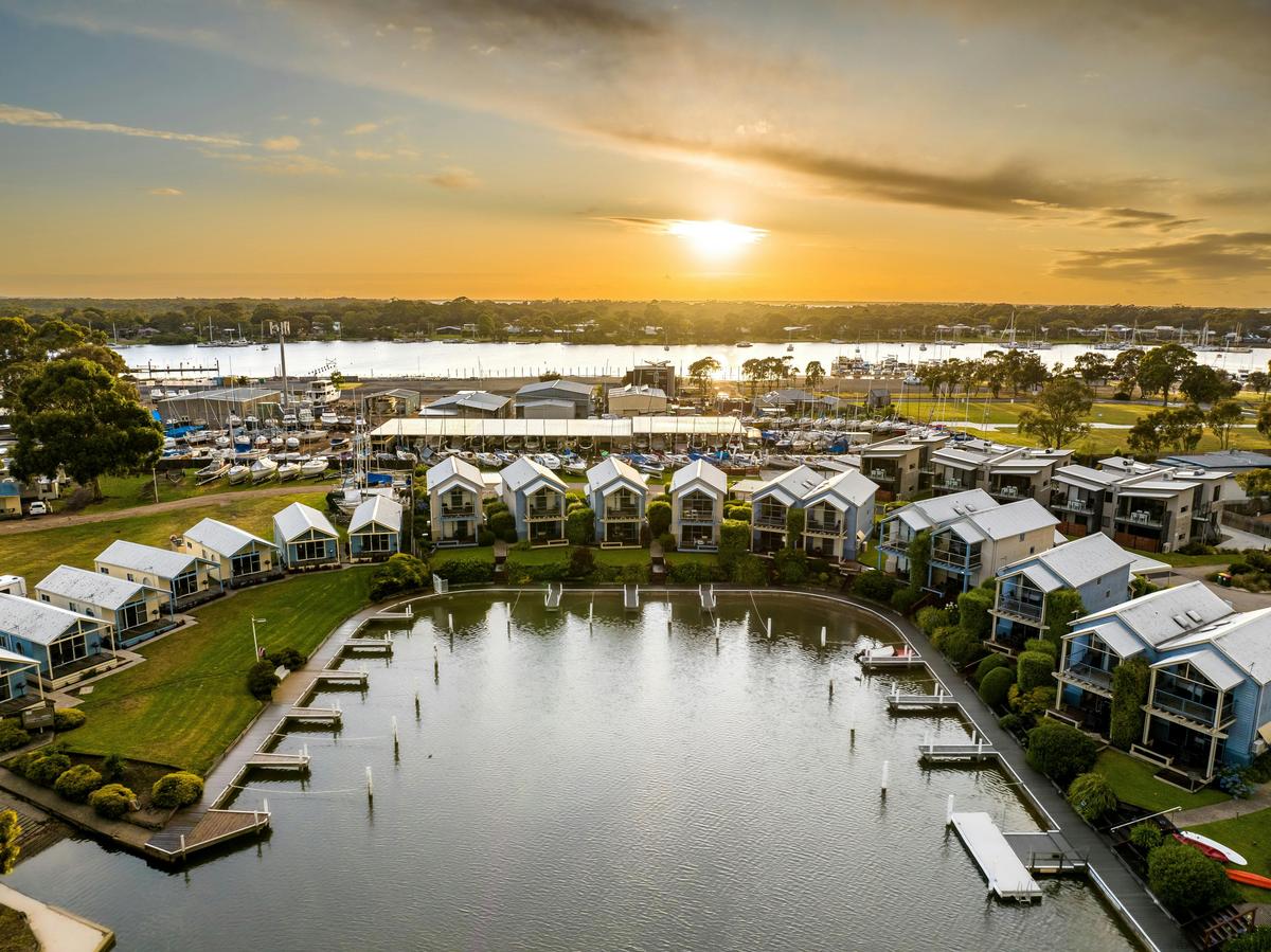 Aerial of Captains Cove