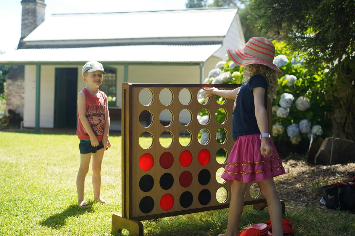 Churchill Island lawn games