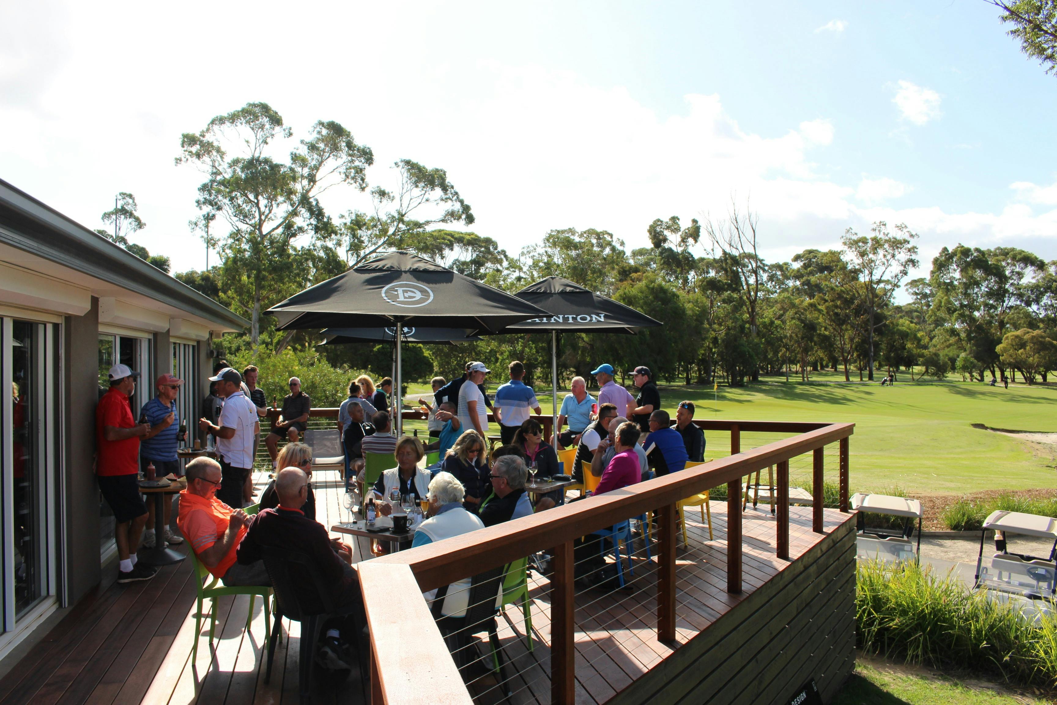 Centenary Park Golf Course Outdoor Deck