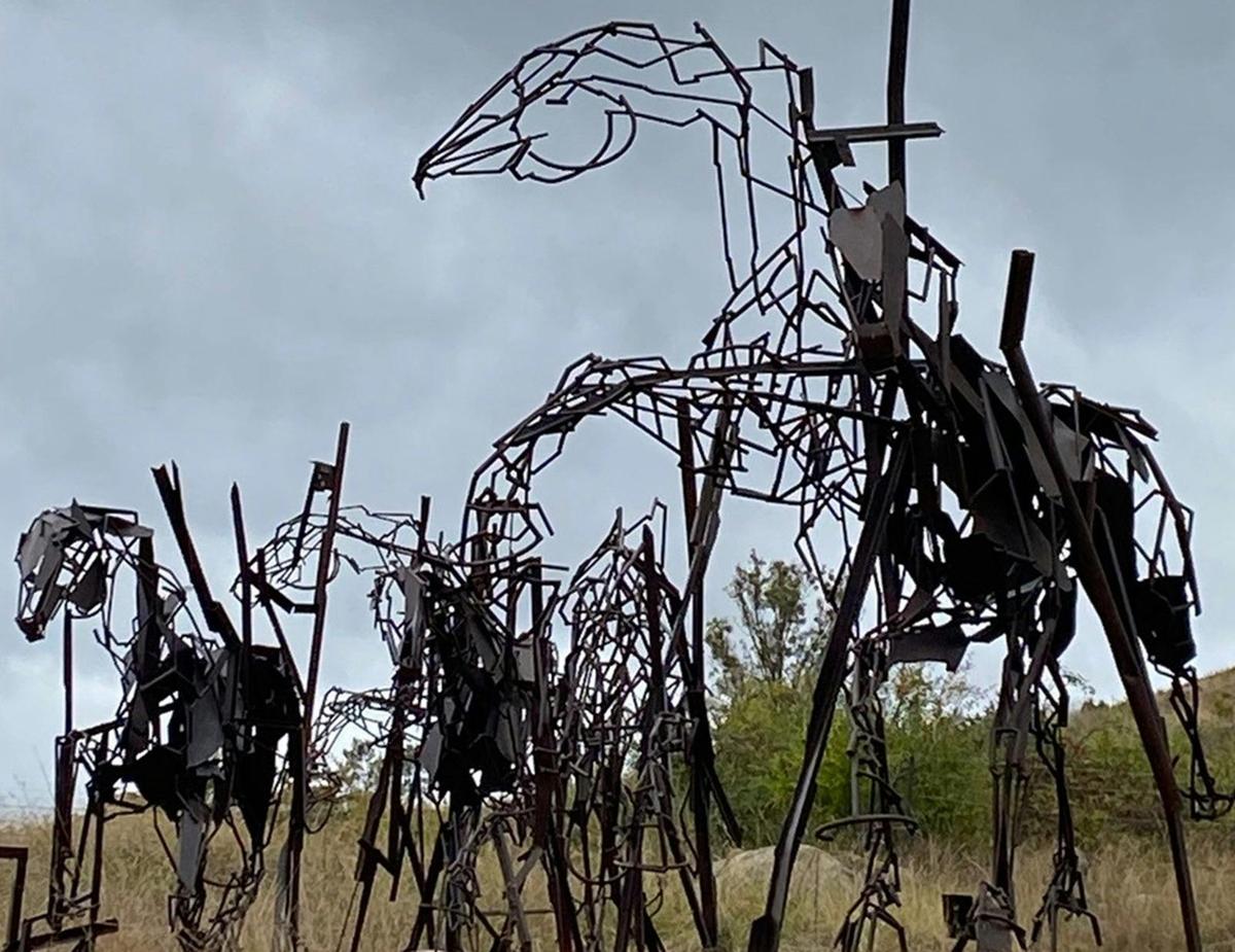 Chauvels Light Horse Trail Stop 7  - Harrie Fasher - The Last Charge