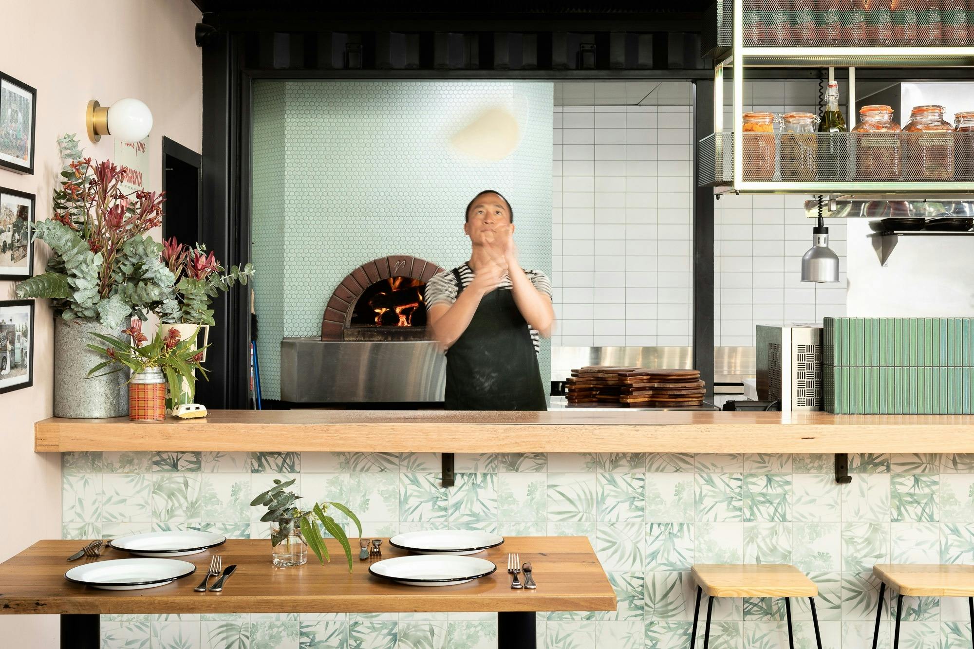 Campground Kitchen - wood fired pizza