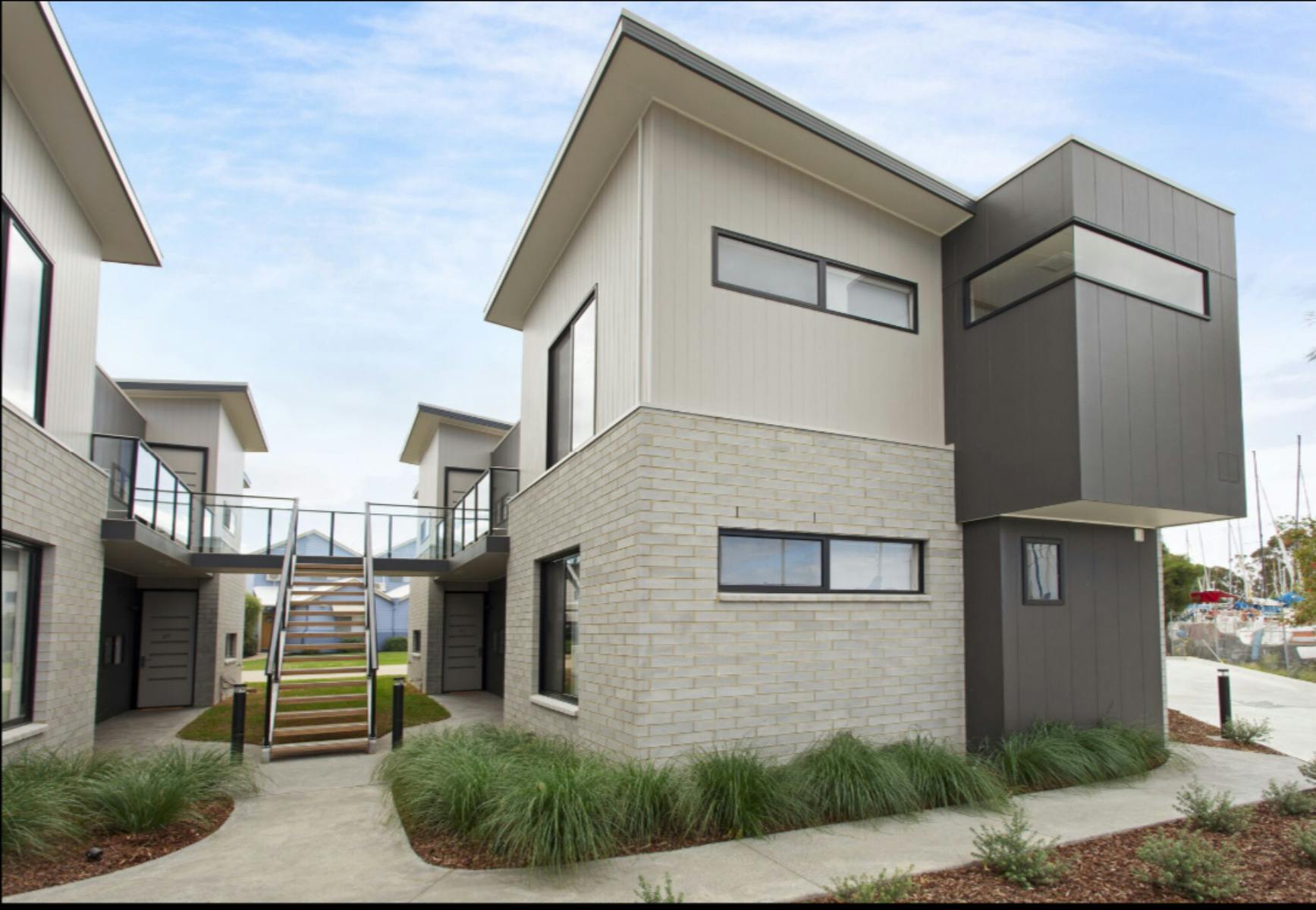 Ground Level Apartment view aerial