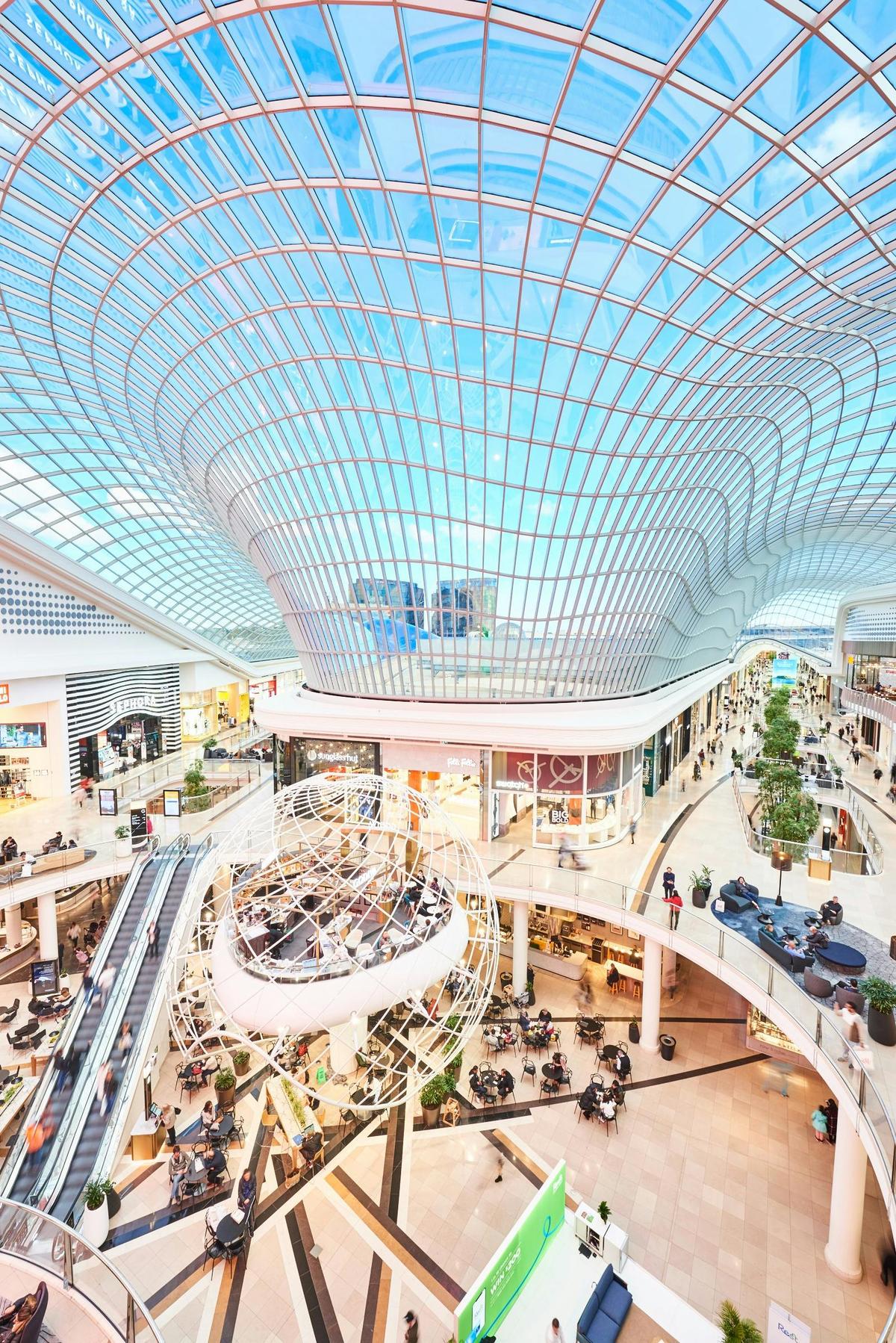 Chadstone grid shell roof