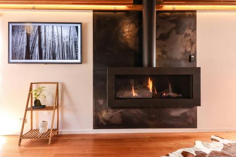 Samurai Villa Fireplace