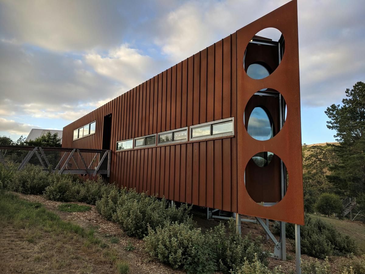 Architecture that literally stops cars