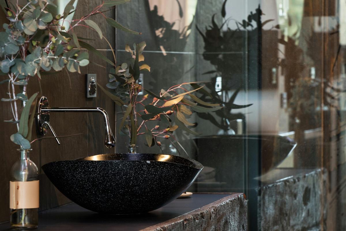 Stunning bathrooms with huge chromotherapy shower