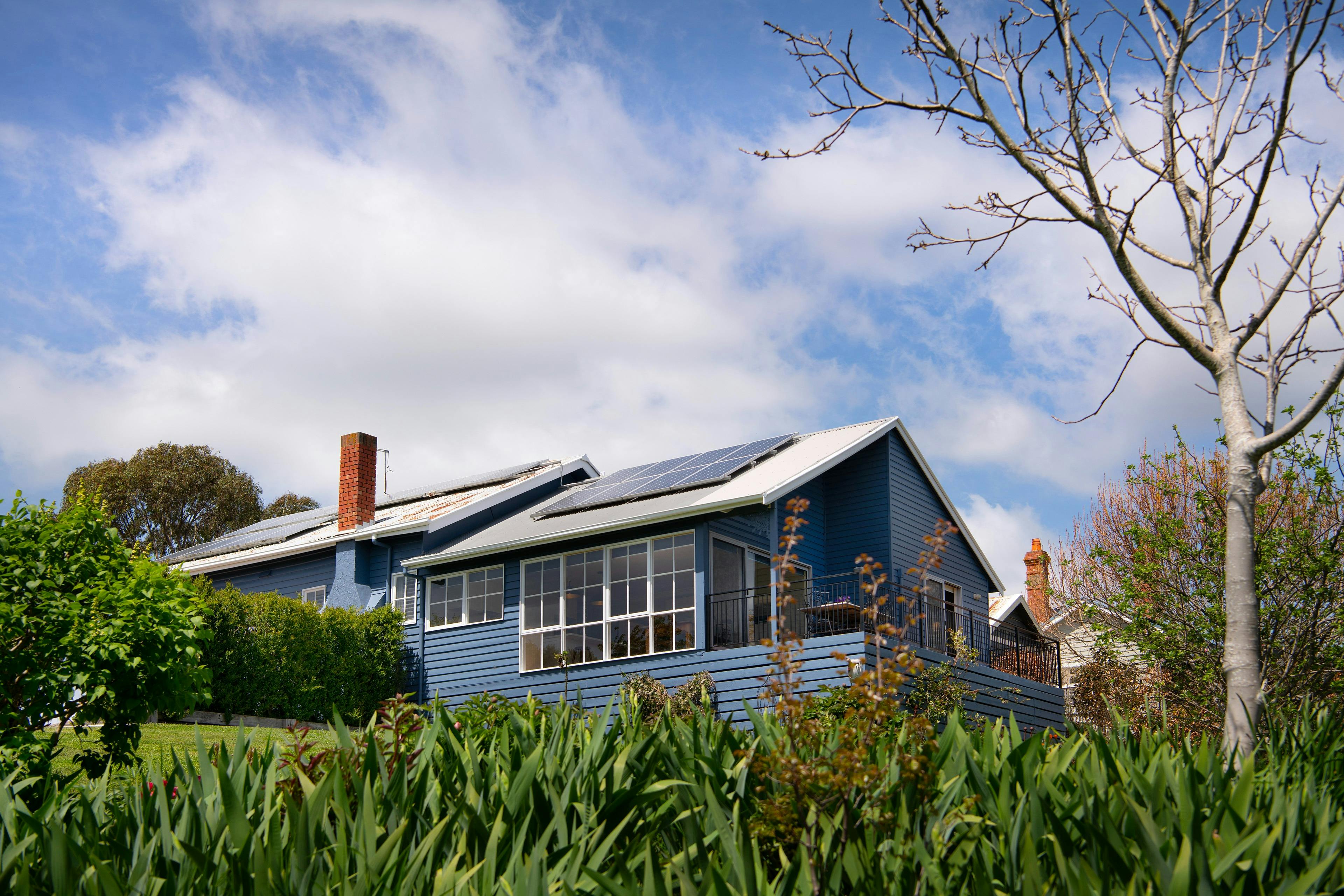 Churchills on the hill overlooking a lake