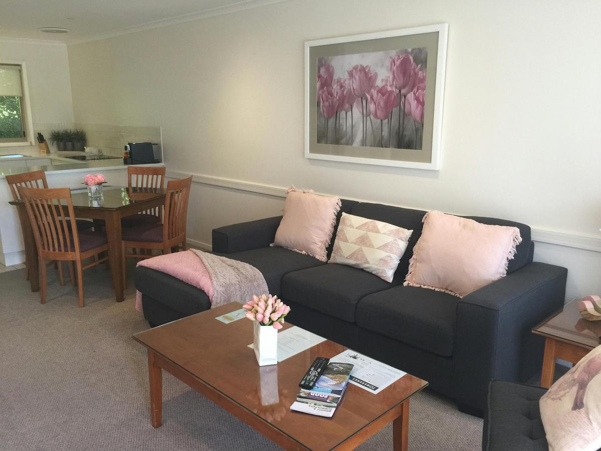 Apartment lounge and dining area