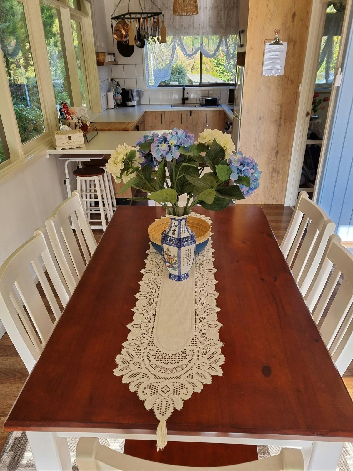 Kitchen and dining area