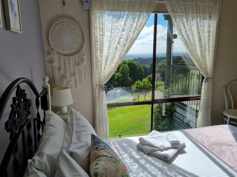 Bedroom one with a view